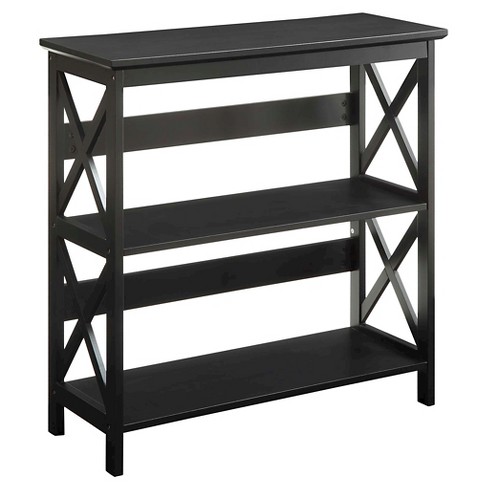 32 5 Oxford 3 Tier Bookcase Black Breighton Home Target