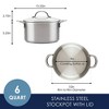 Rachael Ray 6qt Professional Stainless Steel Induction Stockpot with Lid Silver - 2 of 4