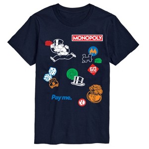Men's - Monopoly - Collage Short Sleeve Graphic T-Shirt - 1 of 4