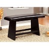 24/7 Shop At Home Bronswood: Upholstered Indoor Kitchen Bench, Bedroom Seating, Small Rectangle Shape - 3 of 4