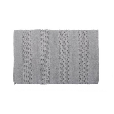 30x20 Petal Bath Mat White - Moda At Home : Target