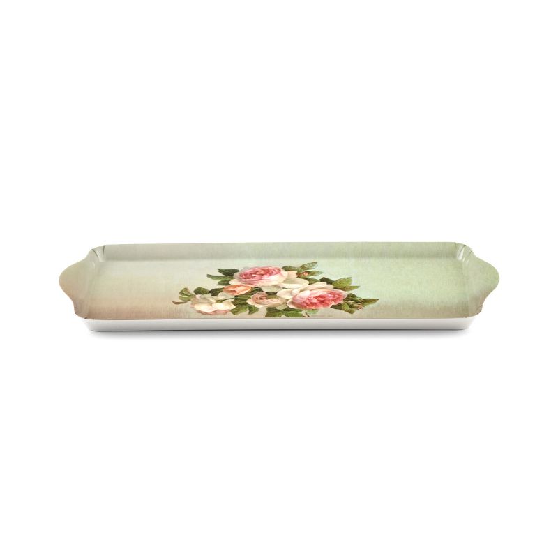 Pimpernel Antique Roses Melamine Sandwich Tray - 15.25" x 6.5", 2 of 5