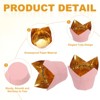 Unique Bargains Party Christmas Cake Muffins Paper Tulip Baking Cups 100 Pcs - 3 of 4
