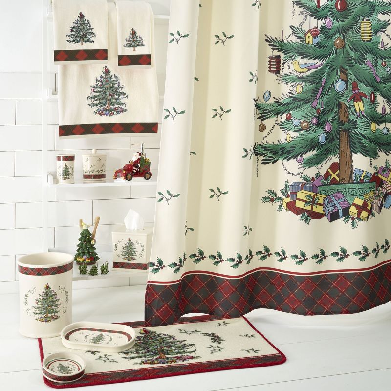 Avanti The Spode Christmas Tree Tartan Tissue Cover, 3 of 4