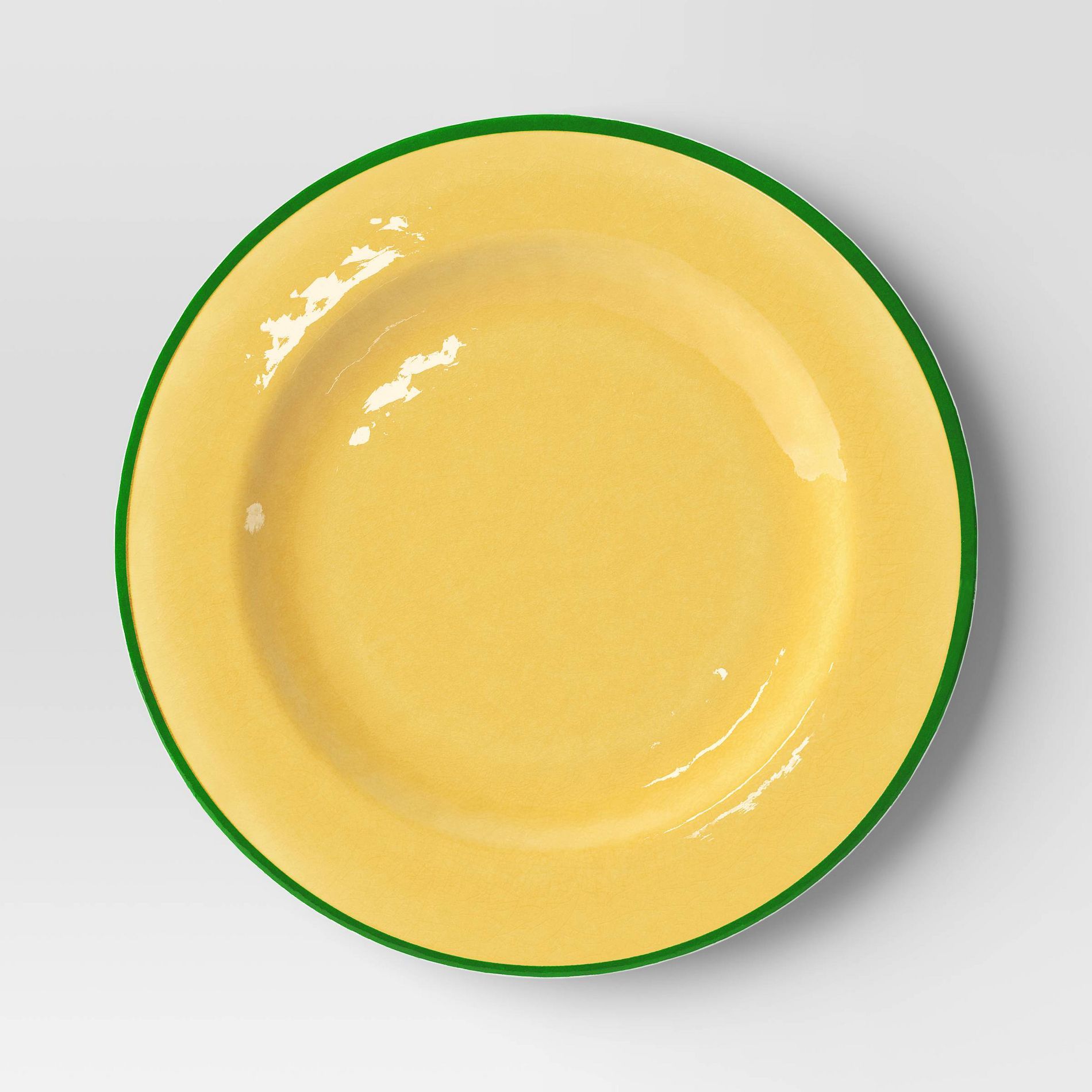 10.5" Melamine Dinner Plate Green - Threshold™
