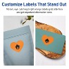Avery Bright Orange Paper Labels, 2-9/32" x 1-27/32" Heart - 3 of 4