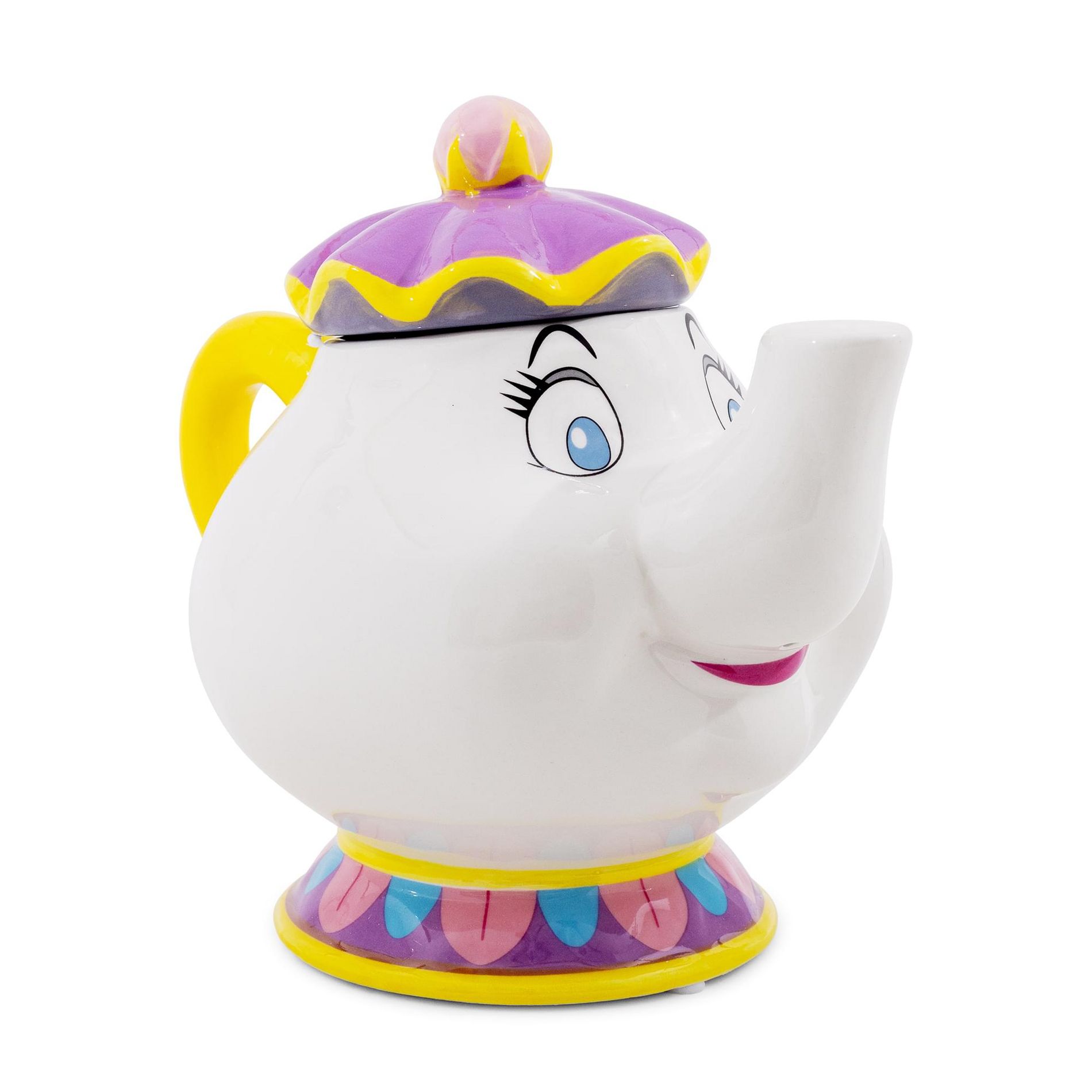 Silver Buffalo Disney Beauty and the Beast Mrs. Potts 10-Inch Sculpted Ceramic Snack Jar