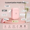 JADENS D11 Pro Mini Bluetooth Label Printer – Portable, Ink-Free, Rechargeable, Custom Sticker & Label Maker with App Control (Pink) - 2 of 4