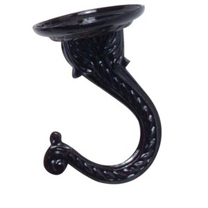 Panacea Black Steel 2 in. H Sturdy Swag Hook 1 pk - 1 of 1