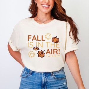 Simply Sage Market S.W.Smiley Fall Is In The Air Garment Dyed Tee - 1 of 4