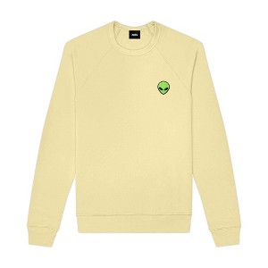 Dalix Alien Embroidered Fleece Crewneck Long Sleeve Sweatshirt Mens - 1 of 4