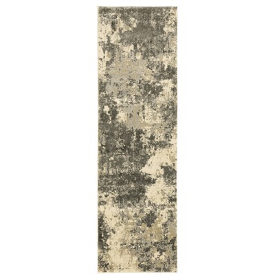 Oriental Weavers Astor 7150D Grey/ Beige Indoor Area Rug - 2'3" x 7'6"