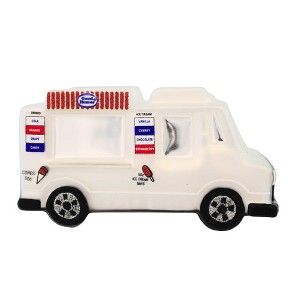 Kat + Annie 3.5 Inch Good Humor Ice Cream Truck Delivers Frosty Frozen Treats Tree Ornaments - 1 of 3