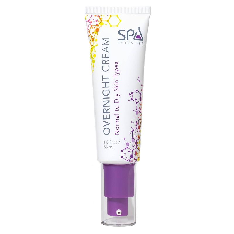 Spa Sciences Overnight Cream for Normal to Dry Skin Facial Night Cream - 1.8 fl oz, 1 of 10