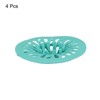 Unique Bargains Silicone Anti-Odo Bathroom Hair Floor Drain Stoppers - 3 of 4
