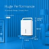 hOmeLabs 1,000 Sq. Ft Portable Wi-Fi Dehumidifier – 8 Pint for Home, Bedroom, Bathroom & Office – Smart Humidity Control with Drain Hose Included - 2 of 4