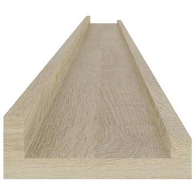 vidaXL Wall Shelves 2 pcs Sonoma Oak 45.3"x3.5"x1.2"