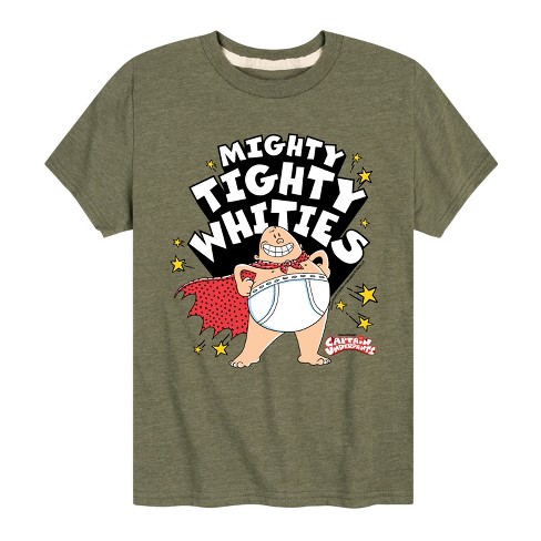 Boys' - Captain Underpants - Mighty Tight Whities Short Sleeve Graphic T-Shirt - image 1 of 4