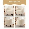 Accent Chairs Chairs Barrel Club Chairs Comfy Living Room Chairs with Sturdy Legs for Bedroom Reading Room Waiting Room - 4 of 4