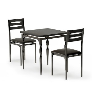 GustoWave Dining Table Set for 2, 3-Piece Compact Dining Table and Chairs - 1 of 4