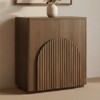 Spruce & Spring Modern Sideboard Buffet Cabinet with Wave Design - 2 of 4