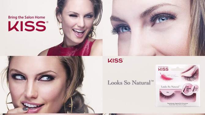 KISS Looks So Natural False Eyelashes - 5 Pairs, 2 of 9, play video
