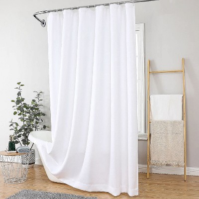 Kate Aurora Serena Elegant Jacquard Woven Fabric Shower Curtain - Standard Size
