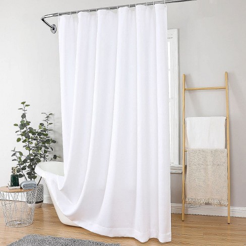 Kate Aurora Serena Elegant Jacquard Woven Fabric Shower Curtain ...