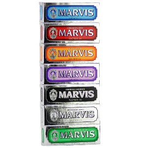 MARVIS Toothpaste Gift Set (7 x 1.3 oz) - TRAVEL SIZE SET, freshens breath and helps remove plaque. | Tooth Paste for Teeth - 1 of 4