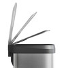 21 Gallon / 80 Liter Metal Trash Can with Lid, Large Garbage Can for Kitchen, Rustproof Step-on Kitchen Metal Trash Bin with Liner Rim - 4 of 4