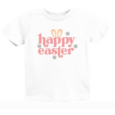 The Juniper Shop Happy Easter With Ears Youth Short Sleeve Tee