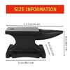 Single Horn Anvil 100 Lbs, Cast Iron Anvil Blacksmith Withstands Heavy Blows with 9.9 x 5.3 inch Countertop and Stable Base - 2 of 4
