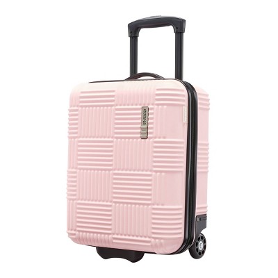 carry on suitcase pink