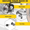Saris 8 ft Trunk Bike Rack Lock – 1.75 lb Heavy-Duty Stainless Steel Cable for Bicycle Security - 3 of 4