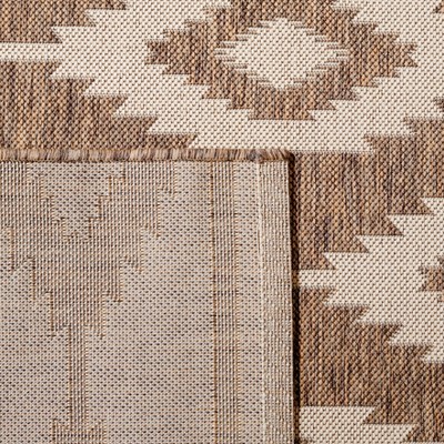Beach House Cream Beige Synthetic Non-slip Area Rug 2' 2" x 4'