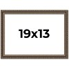 PosterPalooza | Sculpted Silver Picture Frame - UV Acrylic, Backing Board, Hanging Hardware Included - 2 of 4