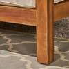 Oana 5pc Acacia Wood V-Shaped Sectional Sofa Set Teak/Beige - Christopher Knight Home: Weather-Resistant Patio Seating - 3 of 4