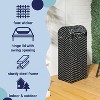 happimess Darla All-Weather Wicker/Metal Swing Top Hideaway Outdoor Trash Can - 2 of 4