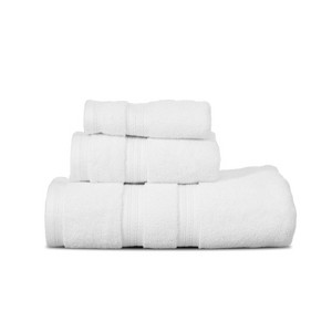 Home Weavers Elegance Essentials 550GSM 100% Cotton Zero Twist Super Absorbent Bath Towel Set - 1 of 4