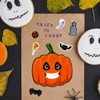 Wrapables Make Your Own Halloween Stickers, DIY Make a Face Sticker Sheets, Halloween Crafts and Activities, Party Favors (24 Sheets), Trick or Treat - 4 of 4