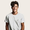 Dalix Ghost Embroidered Soft Cotton Short Sleeve T Shirt Mens - 3 of 4