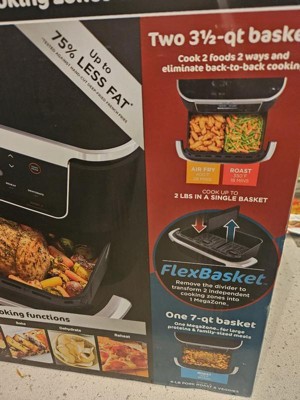 Ninja® Foodi® FlexBasket™ Air Fryer with 7qt MegaZone™ Air Fryers