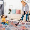 Kumasinova Multicolored Area Rug, Non-Slip Low-Pile Living Room Rug, Boho Washable Rugs, Stain-Resistant Door Mat, Kids & Pets Friendly - 2 of 4