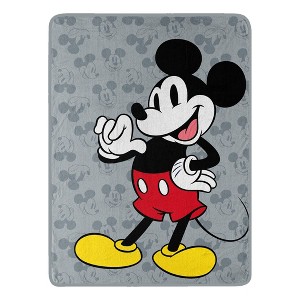 Northwest Mickey Mouse Micro Raschel Throw Blanket, 46" x 60", This is Mickey - 1 of 1