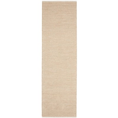 Natural Handwoven Reversible Synthetic Performance Rug, 2' x 3'