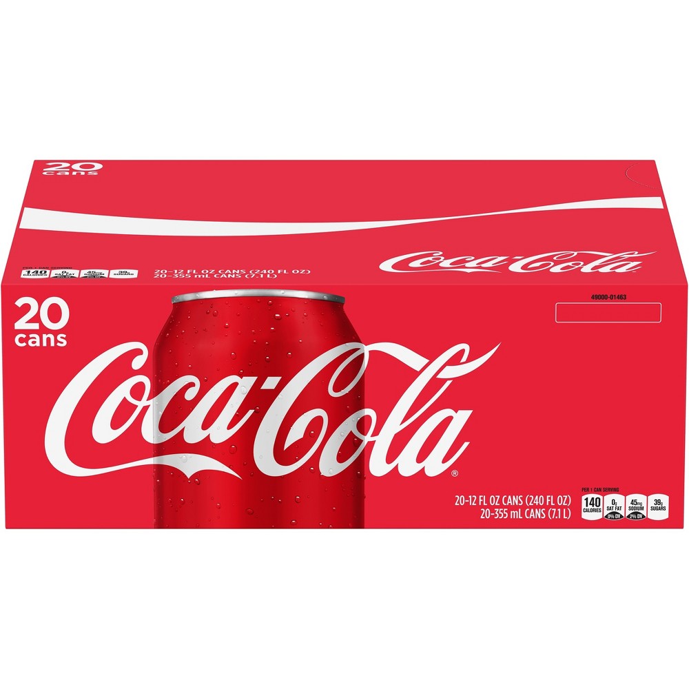 UPC 049000014631 product image for Coca-Cola - 20pk/12 fl oz Cans | upcitemdb.com