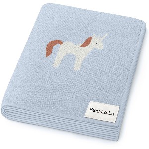 100% Luxury Cotton Soft Knit Swaddle Baby Blanket for Blanket for Newborns and Infants Boys and Girls - 1 of 4