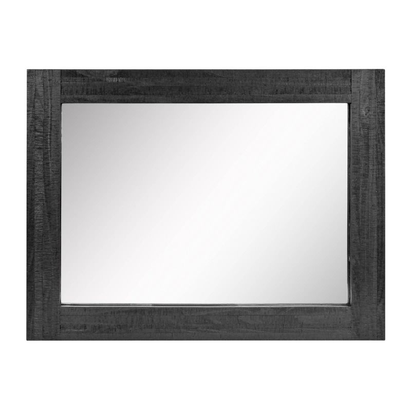 Rectangle Worn Wood Decorative Wall Mirror - Stonebriar Collection, 3 of 7