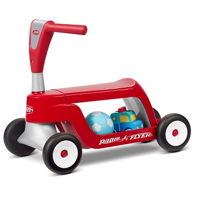 Red Convertible Ride-On and Scooter for Toddlers
