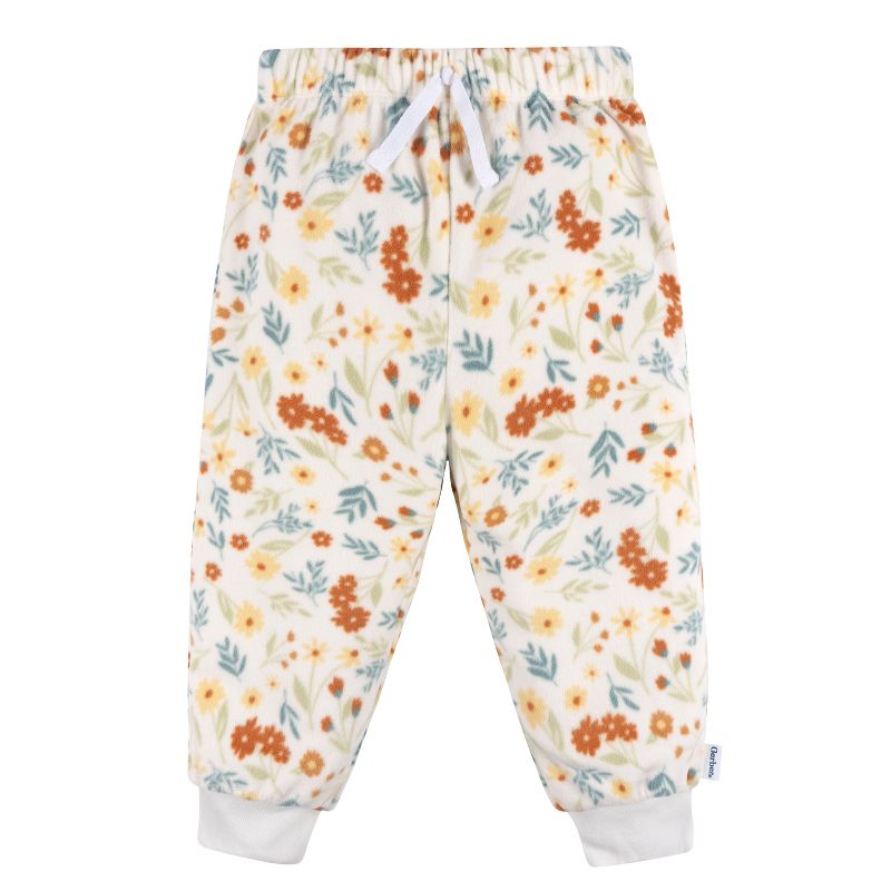 Gerber Baby and Toddler Girls' Fleece Pajamas - 2-Piece, 5 of 9